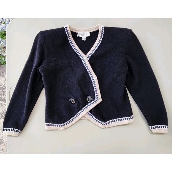 VTG ST JOHN WOMENS SET SANTANA KNIT SWEATER & PANTS SZ 8 CLASSIC READ! - Picture 9 of 13